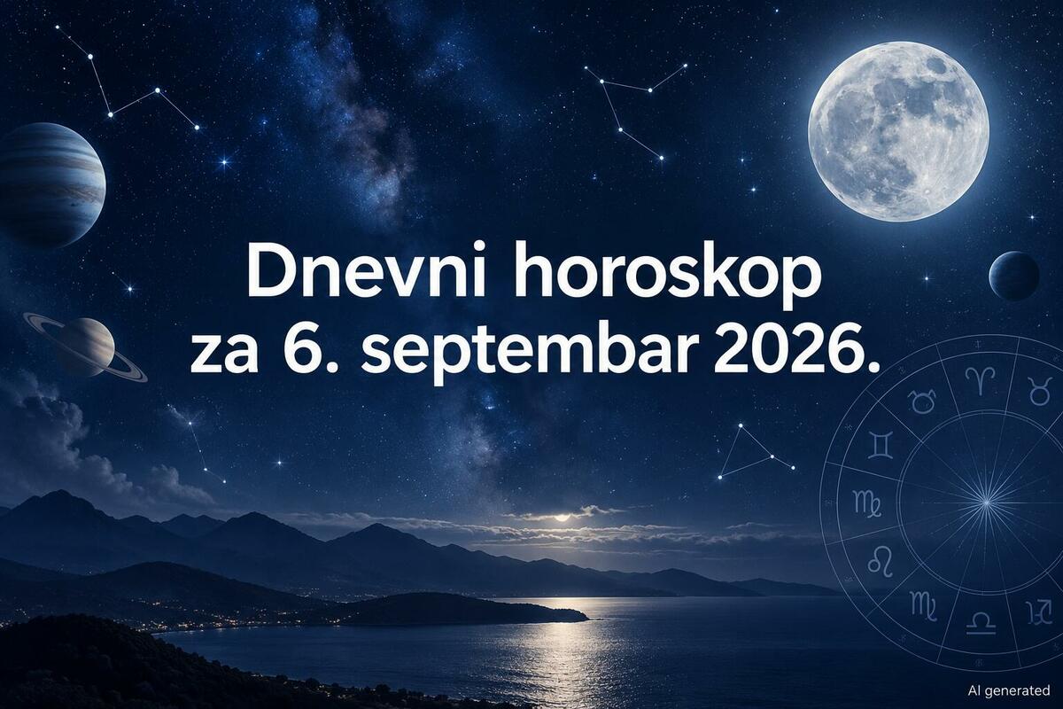 Dnevni horoskop za nedjelju, 6. septembar 2026.
