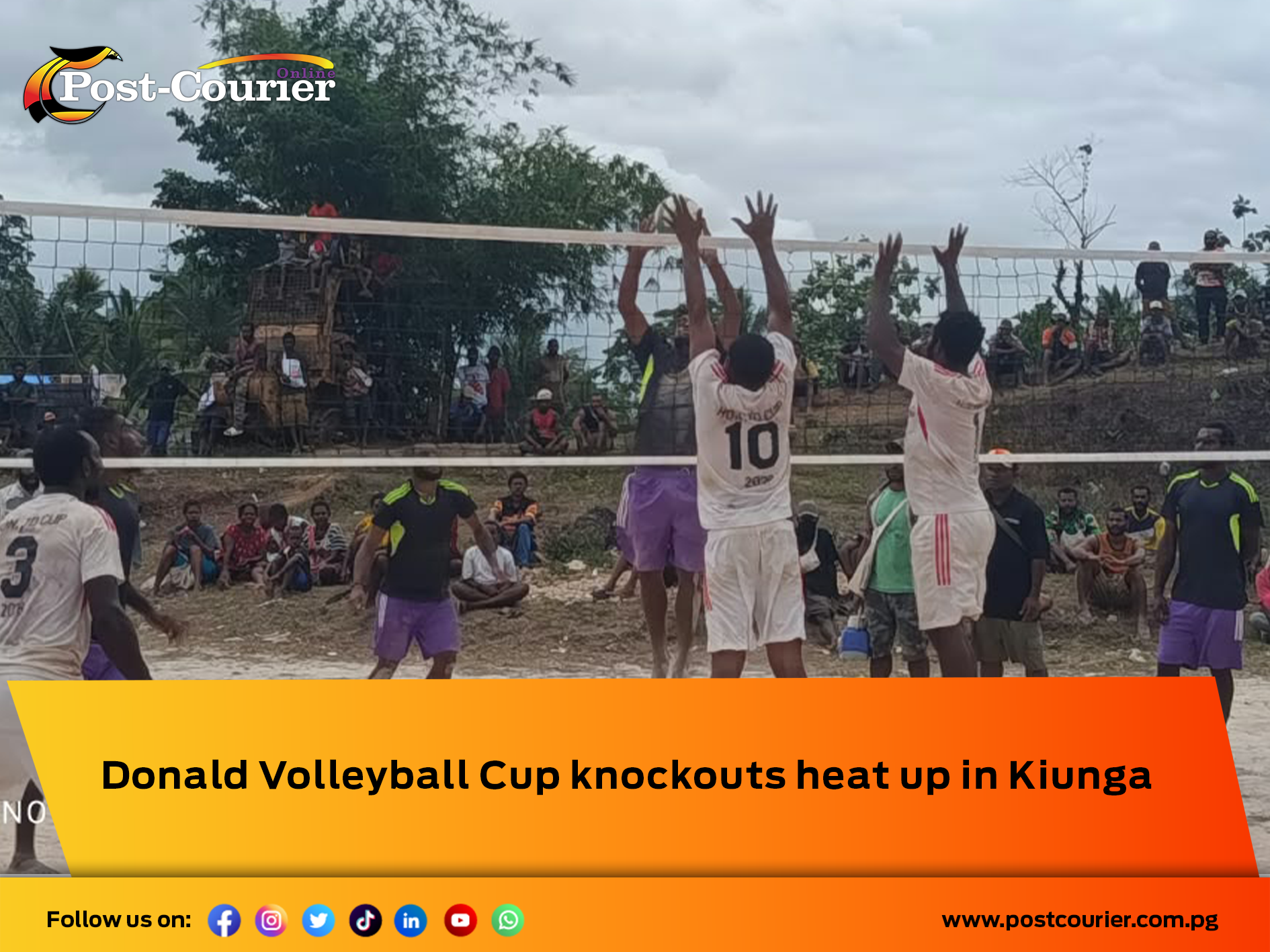 Donald Volleyball Cup knockouts heat up in Kiunga