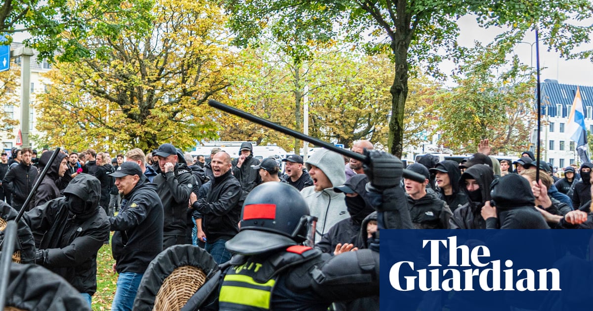 Dutch riot police break up violent far-right protest in The Hague | Netherlands