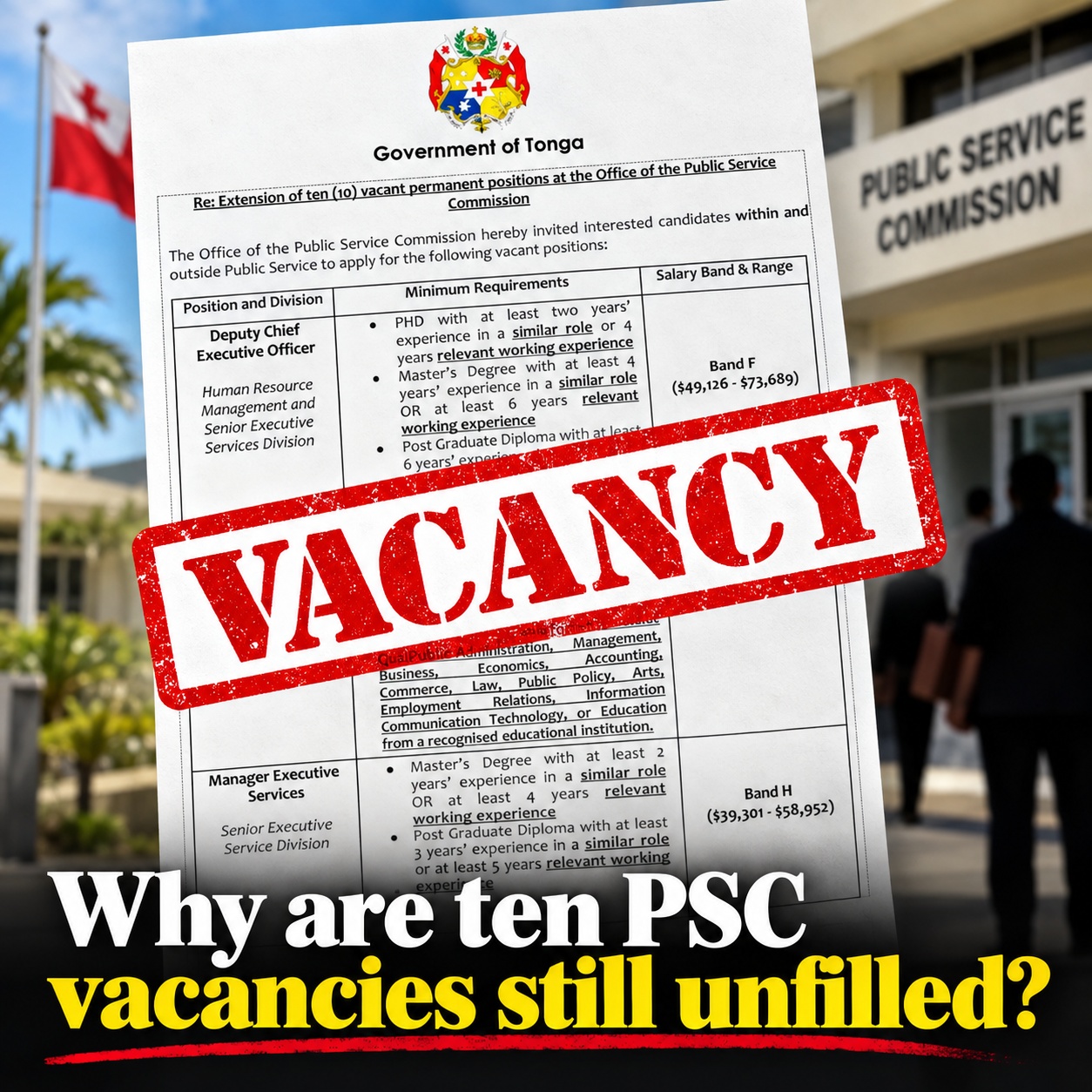 Editorial:Why are ten PSC vacancies still unfilled?