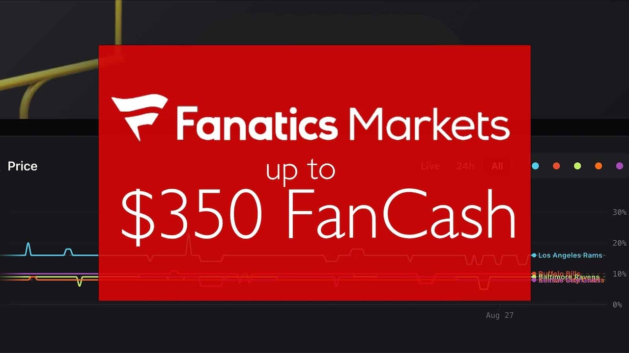 Fanatics Markets promo code: Get up to $350 in FanCash