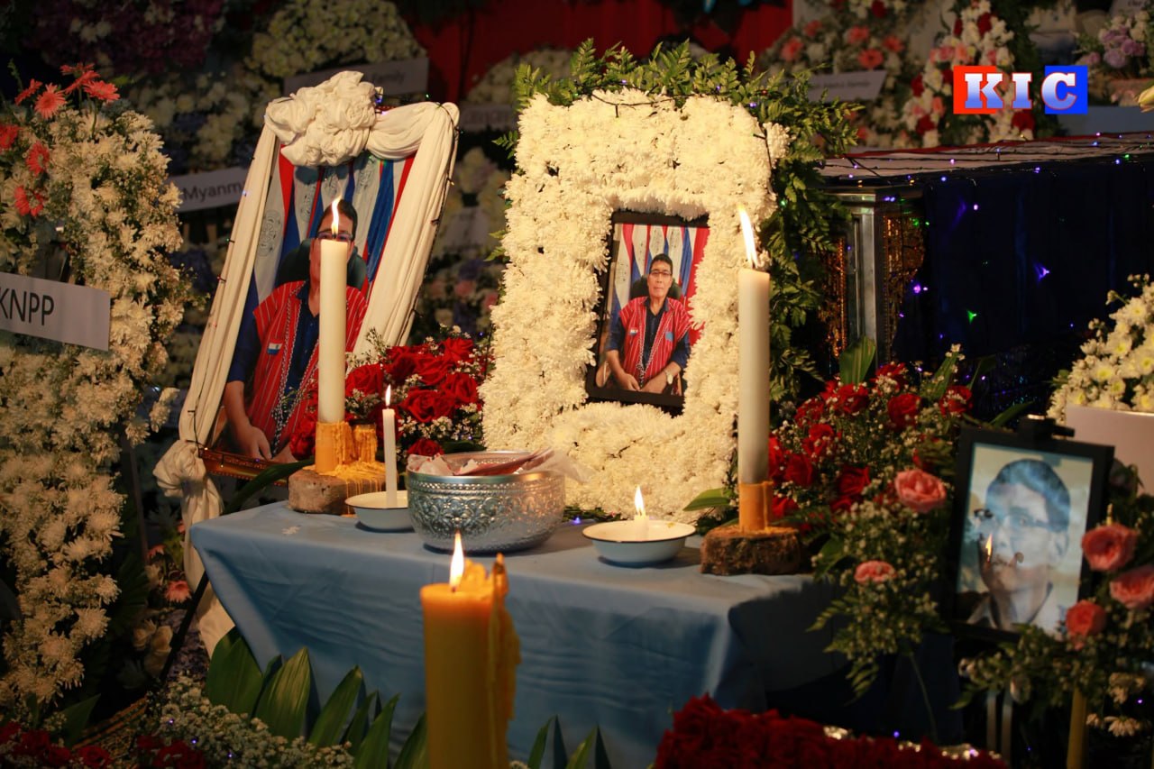 Funeral held in Karenni State for Aung San Myint