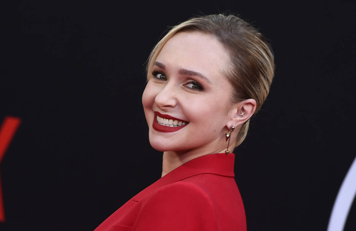 Hayden Panettiere arrives at the premiere of "Blonde," on Sept. 13, 2022, at TCL Chinese Theatr ...