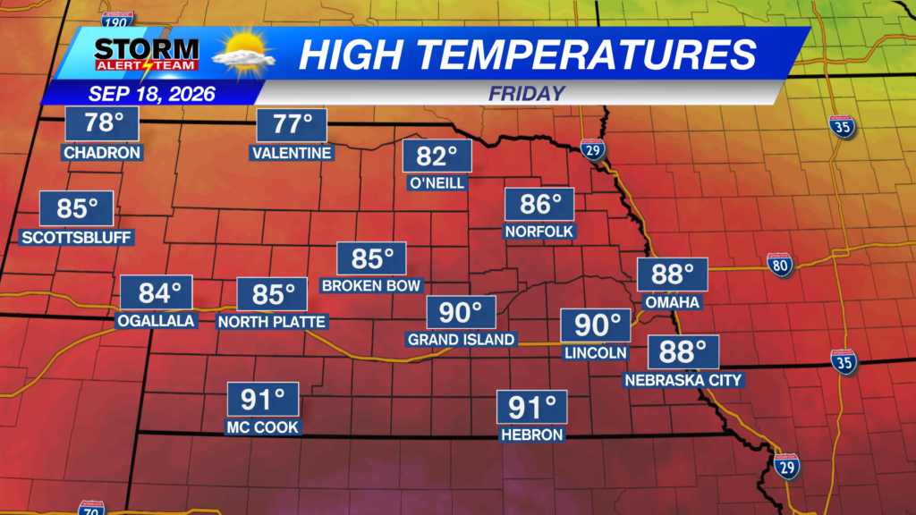 State Forecast Highks Tomorrow