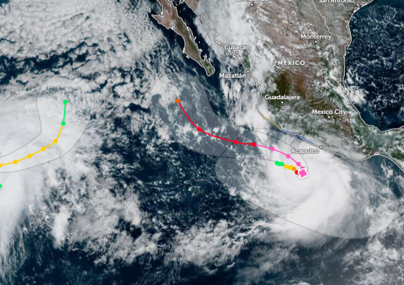 Hurricane Polo rapidly intensifies to Category 5 off Mexico’s Pacific coast