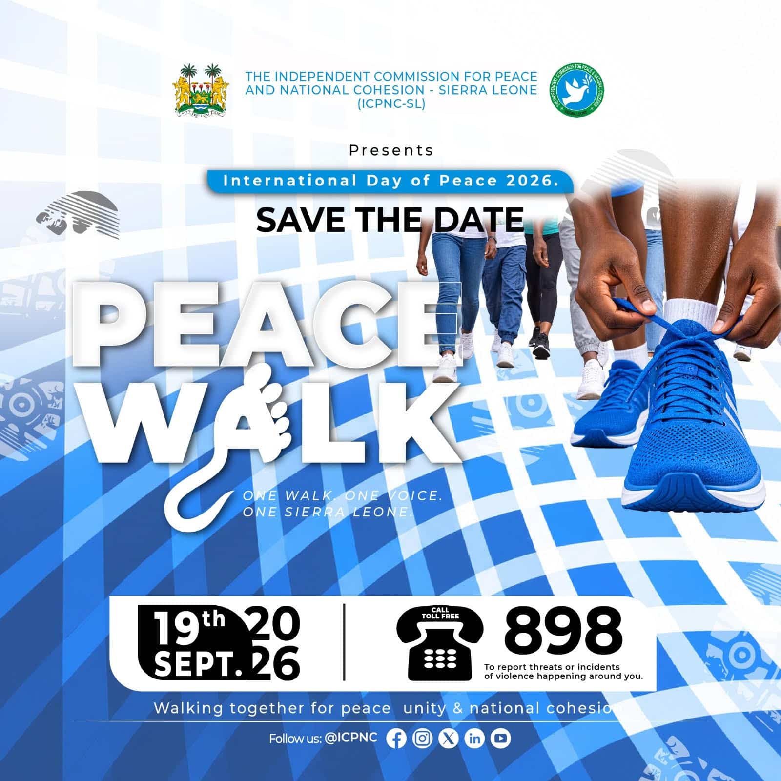 ICPNC Peace Walk Set for September 19