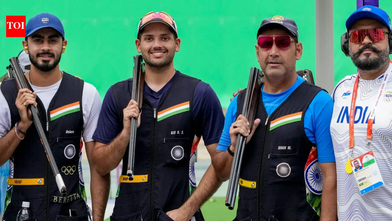 India men's skeet team clinch bronze after shoot-off win over Kazakhstan | Asian Games 2026 News