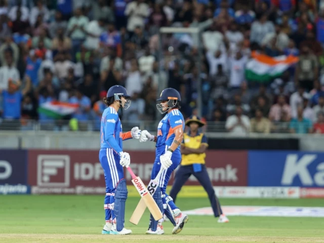 india s women cricket team wins the eighth women s asia cup title defeating sri lanka on sunday photo via icc