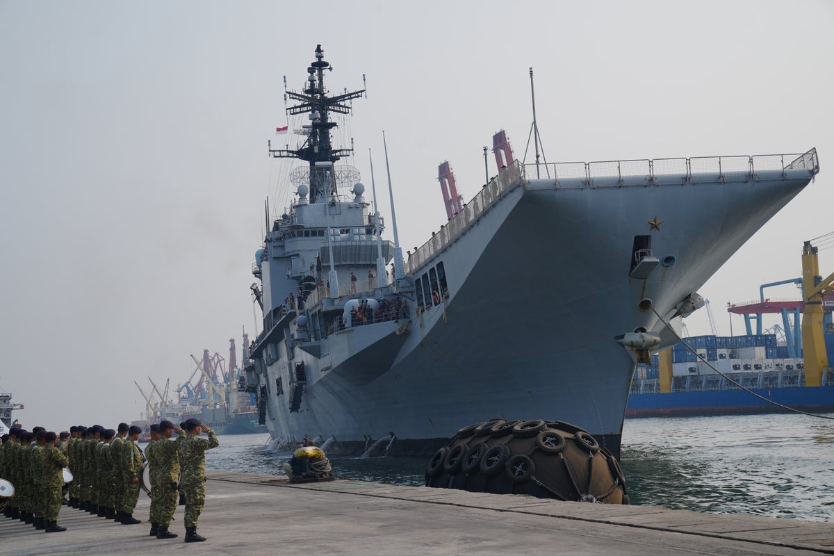 Indonesia reflags a former Italian warship as its first aircraft carrier