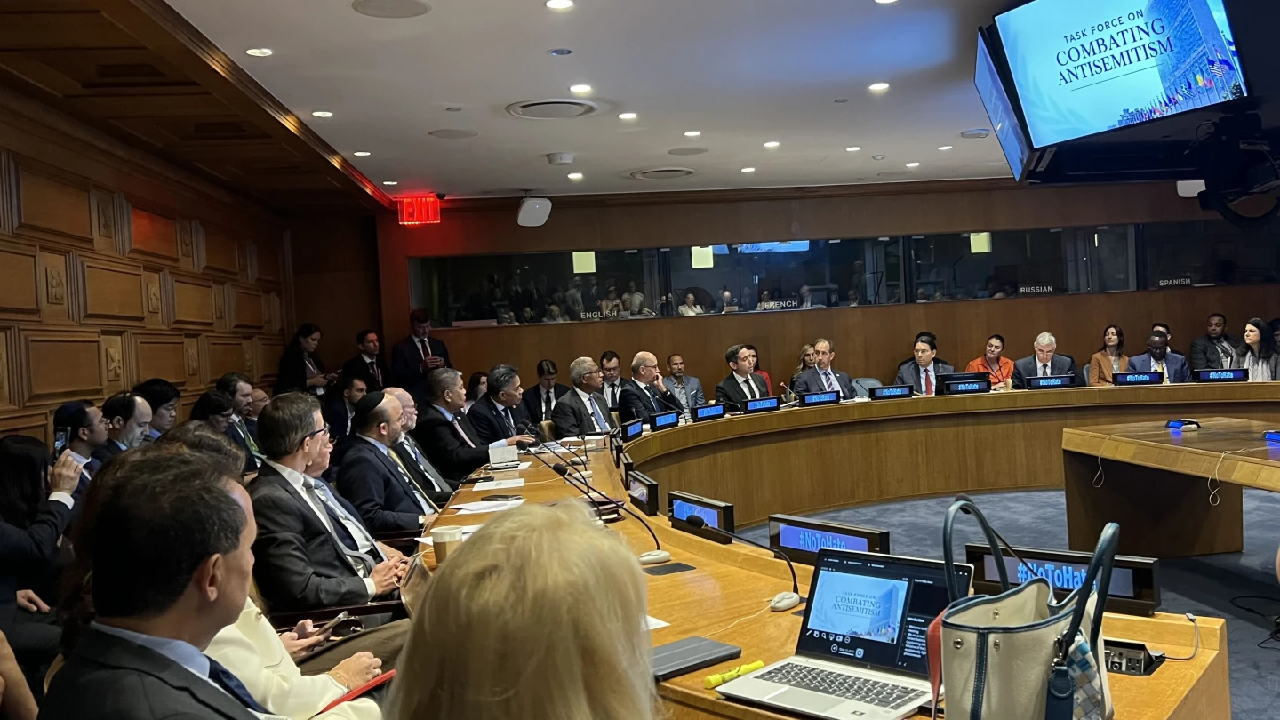 Israeli envoy launches UN task force to fight Jew-hatred including ‘right here within the walls’ - Israel & Jewish News