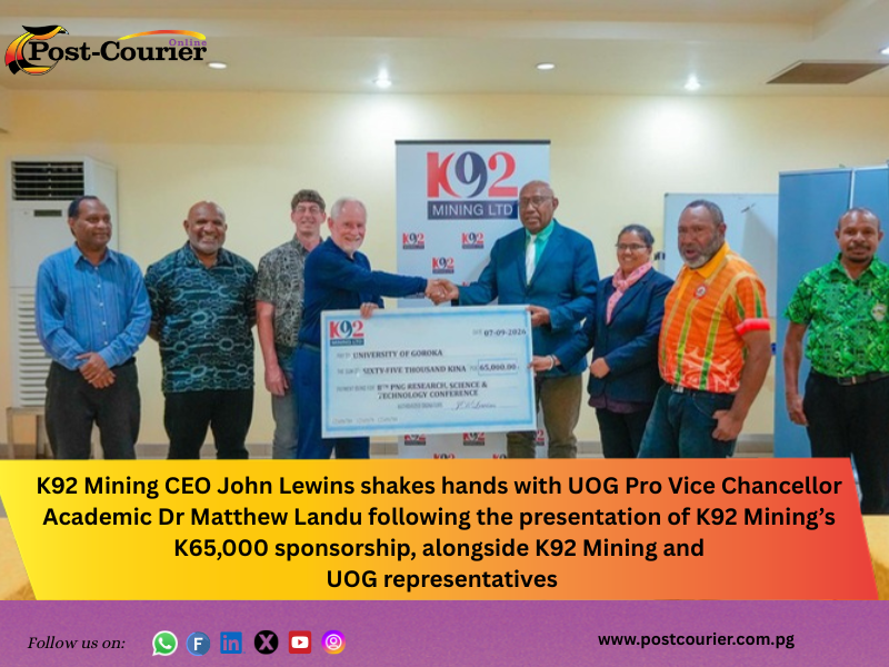 K92 Mining supports University of Goroka Research, Science and Technology conference