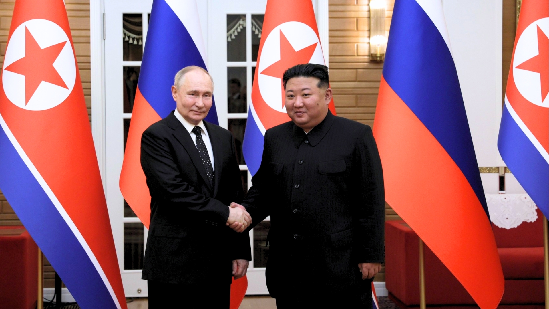 Kim Jong Un vows firm support for Russia’s ‘sacred’ Ukraine war before election