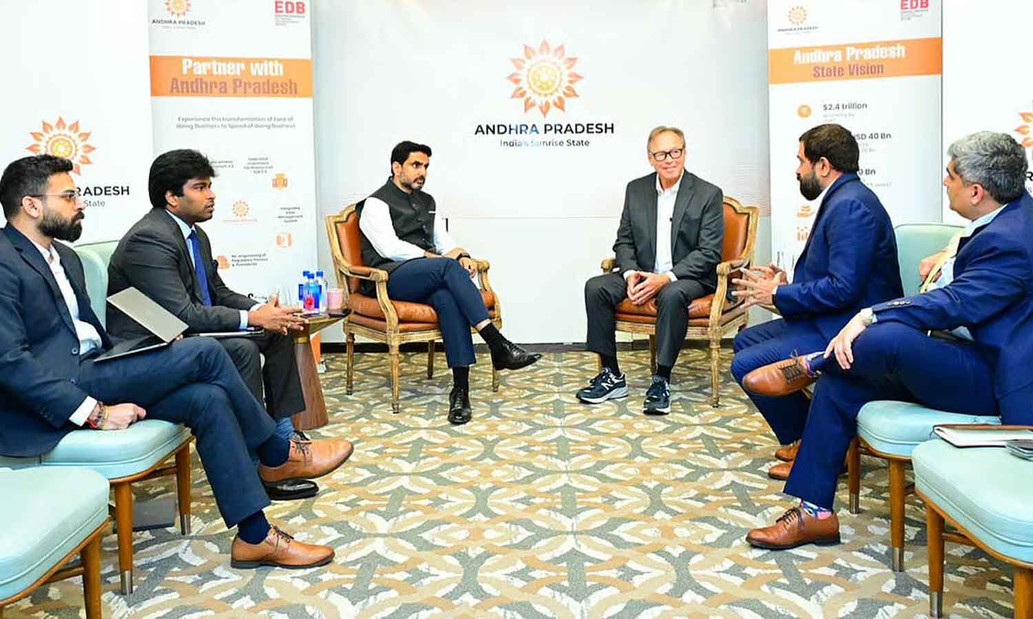 Lokesh pitches AP as mfg, tech base to global majors