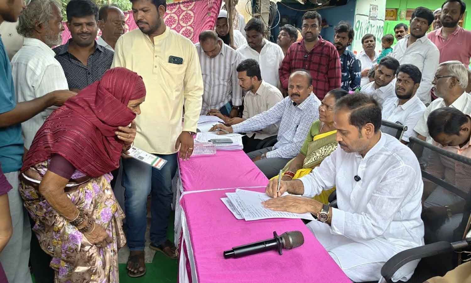 MLA Kandikunta Venkata Prasad holds public grievance meet