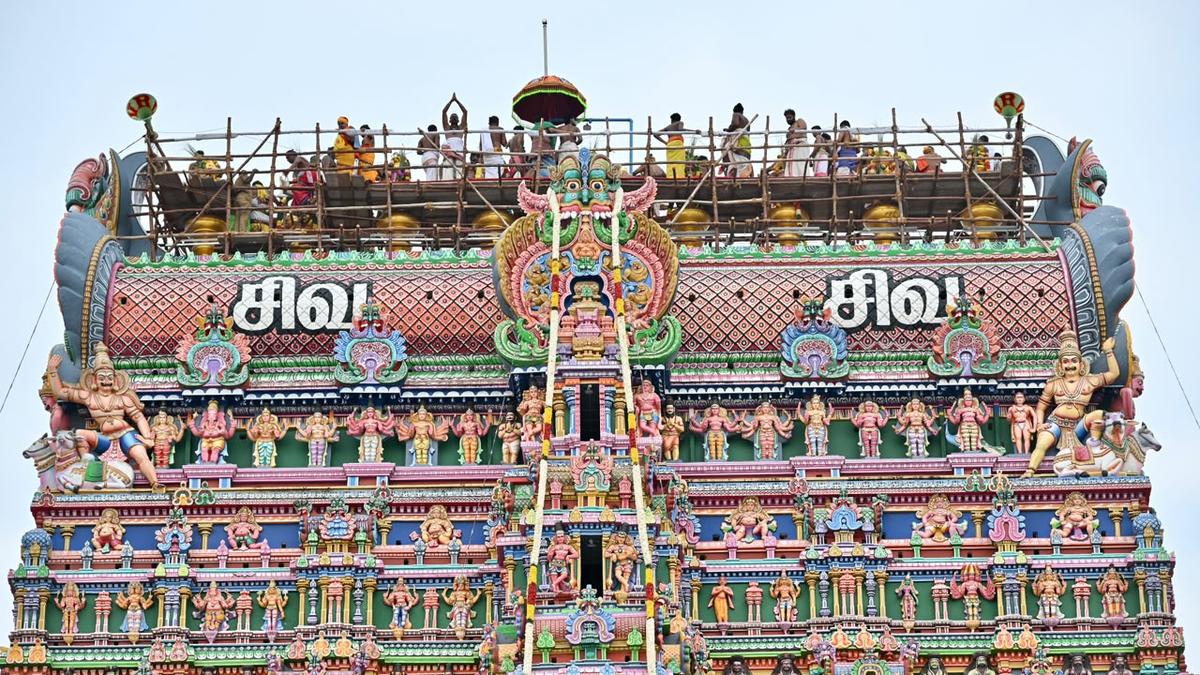Madurai’s Meenakshi Temple kumbabishekam LIVE: Lakhs of devotees witness consecration ceremony after 17 years