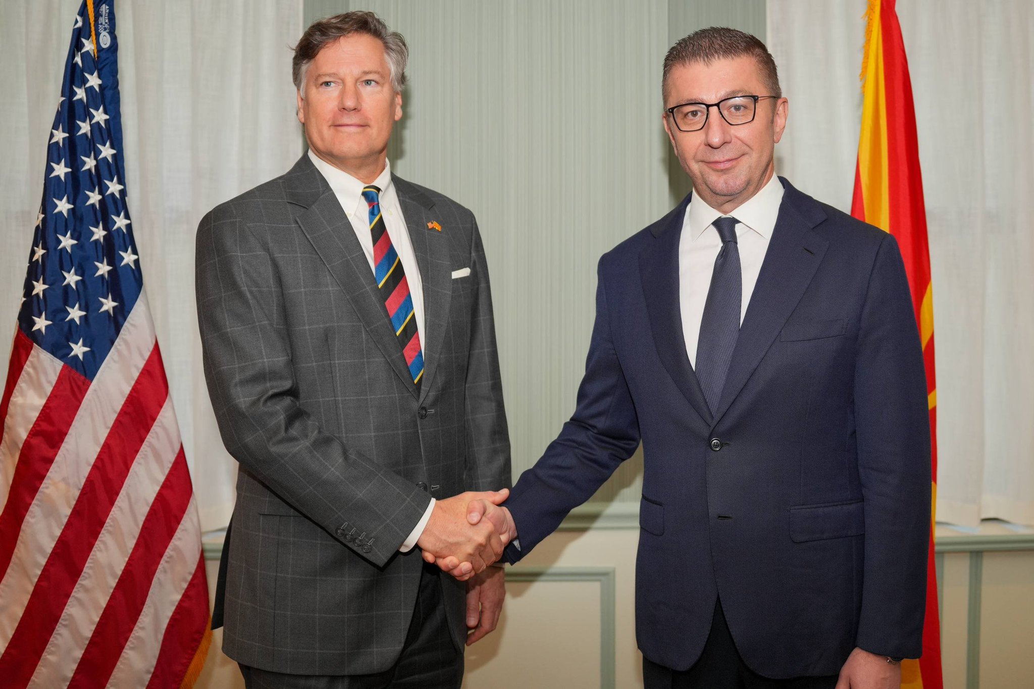 Mickoski met with a high level State Department delegation led by Deputy Secretary Christopher Landau