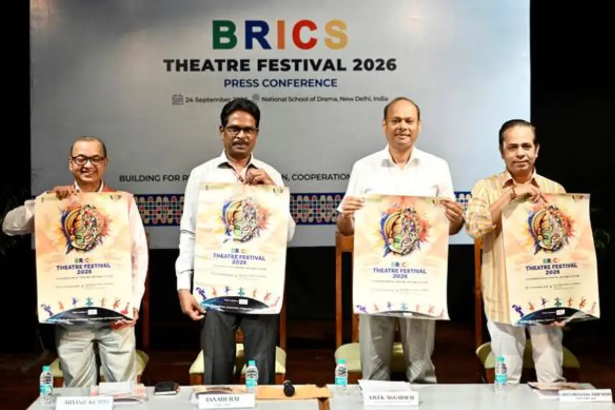 Ministry of Culture will organize the BRICS Theatre Festival 2026 from 12 to 14 October 2026 in New Delhi