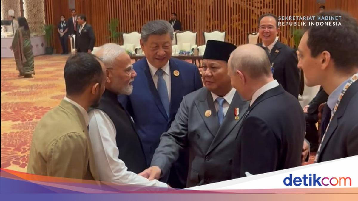Momen Akrab Prabowo Bersama Putin, Xi Jinping hingga PM Modi Jelang KTT BRICS