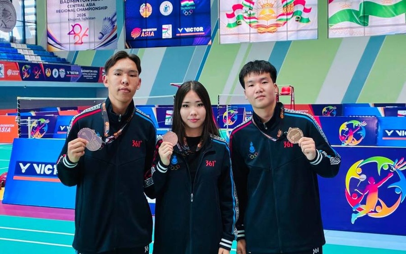Mongolian athletes win three medals at Central Asian Badminton Championships