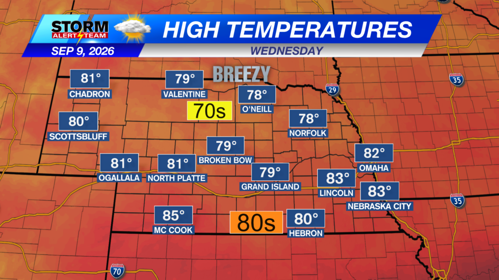State Forecast Highs Tomorrow