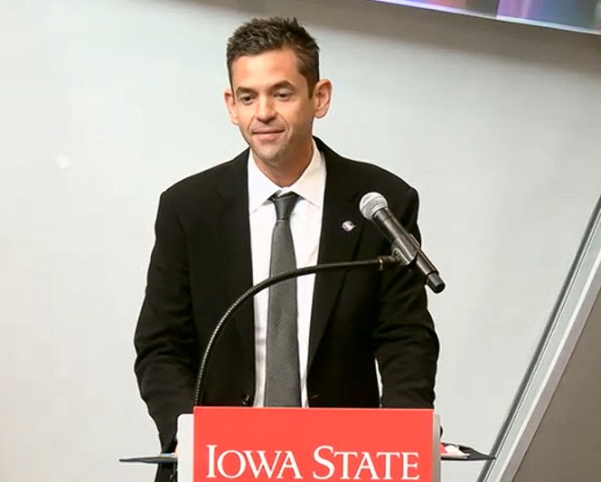 NASA administrator makes pitch to Iowa State students