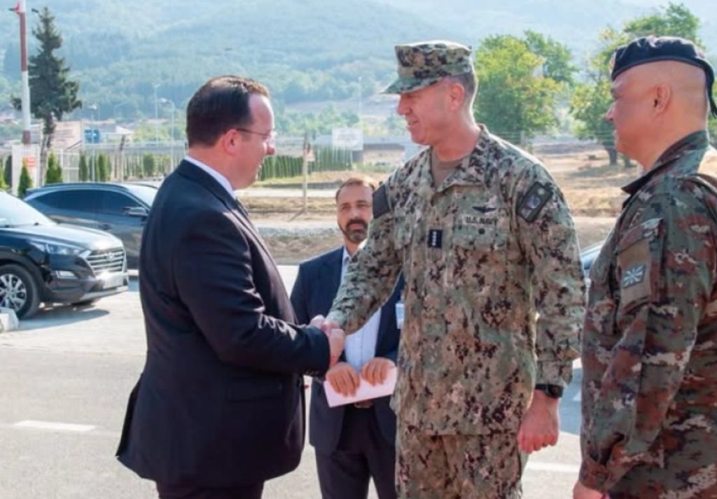 Nikoloski discussed Macedonia's strategic corridors with US Admiral Wikoff