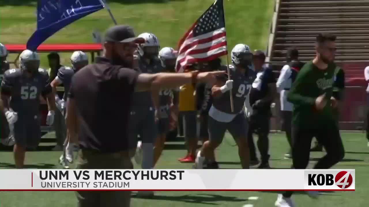 No 'Mercy' from the Lobos: UNM routs Mercyhurst, 70-7