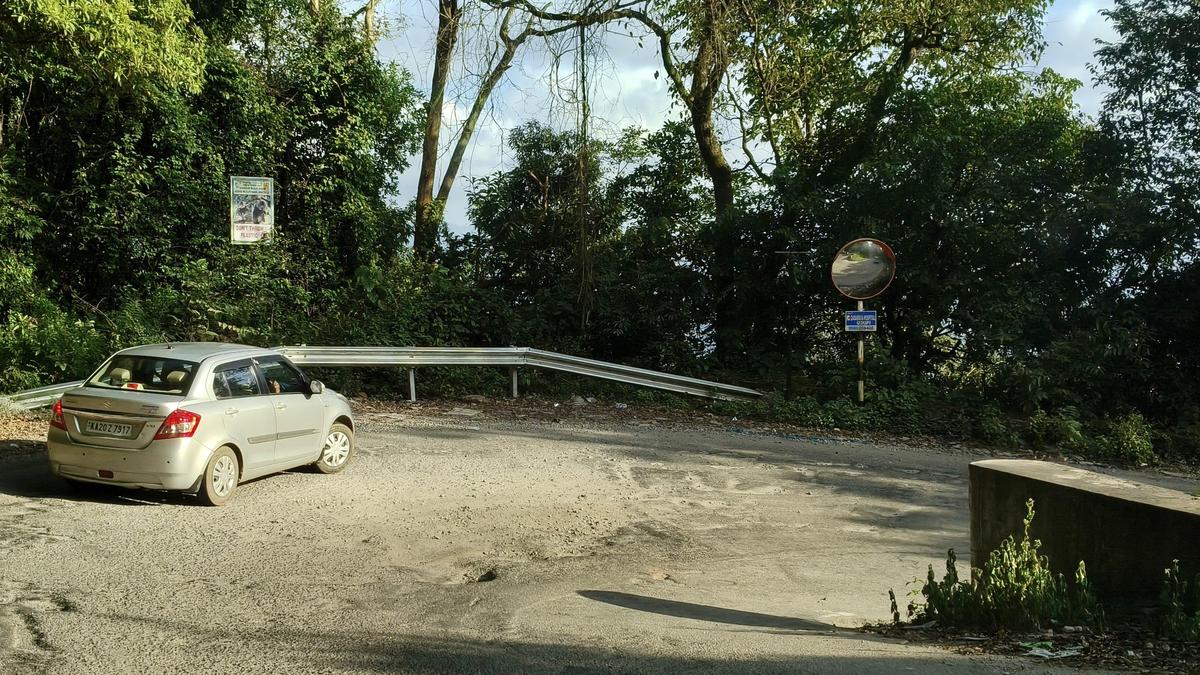 No rain, but abundance of potholes on Agumbe Ghat