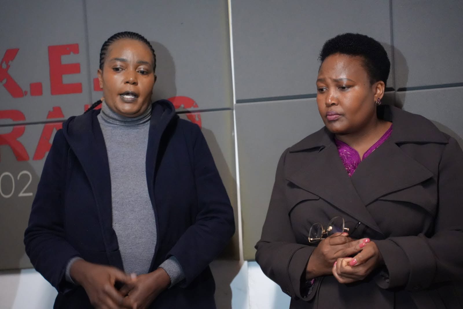 Nthati Moorosi Visits K E L Radio After Studio Vandalism