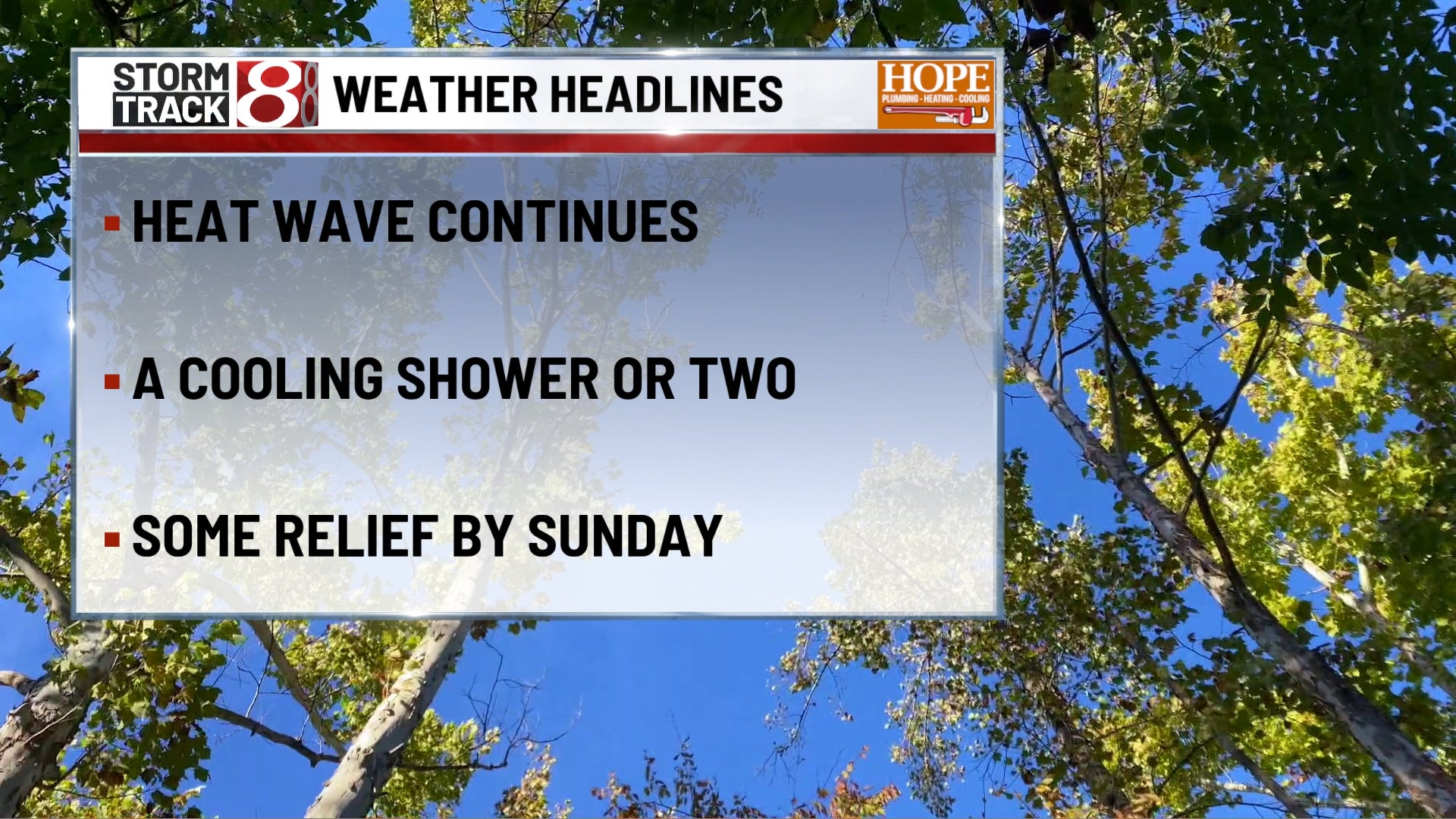 One more stretch of dangerous heat before storms bring a weekend cooldown | Sep. 3, 2026 - Indianapolis News | Indiana Weather | Indiana Traffic
