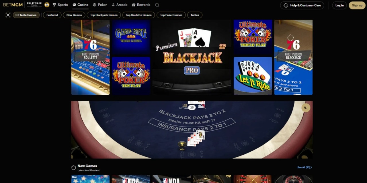 Some BetMGM welcome offers will make Premium Blackjack Pro a free online casino game.