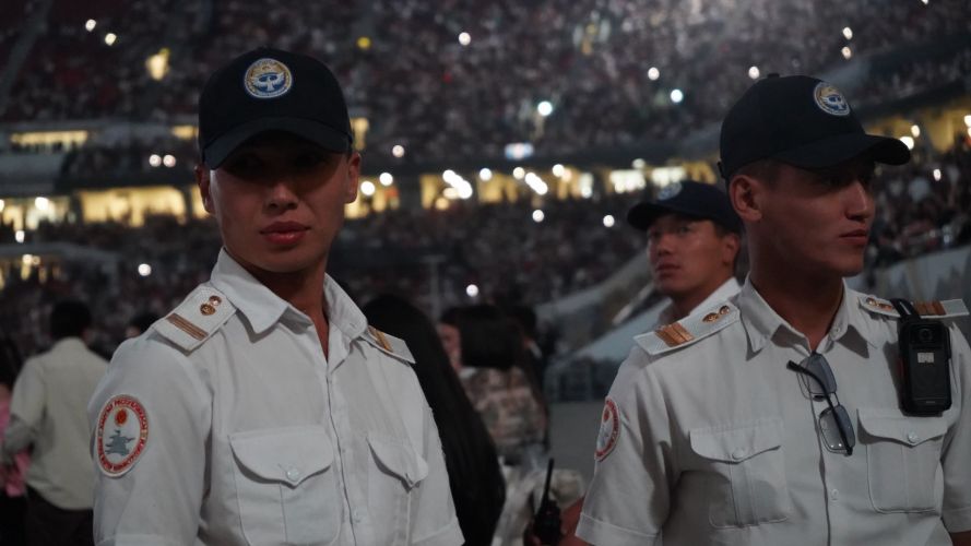 Over 2,500 police officers ensured order at Bishkek Arena concert -