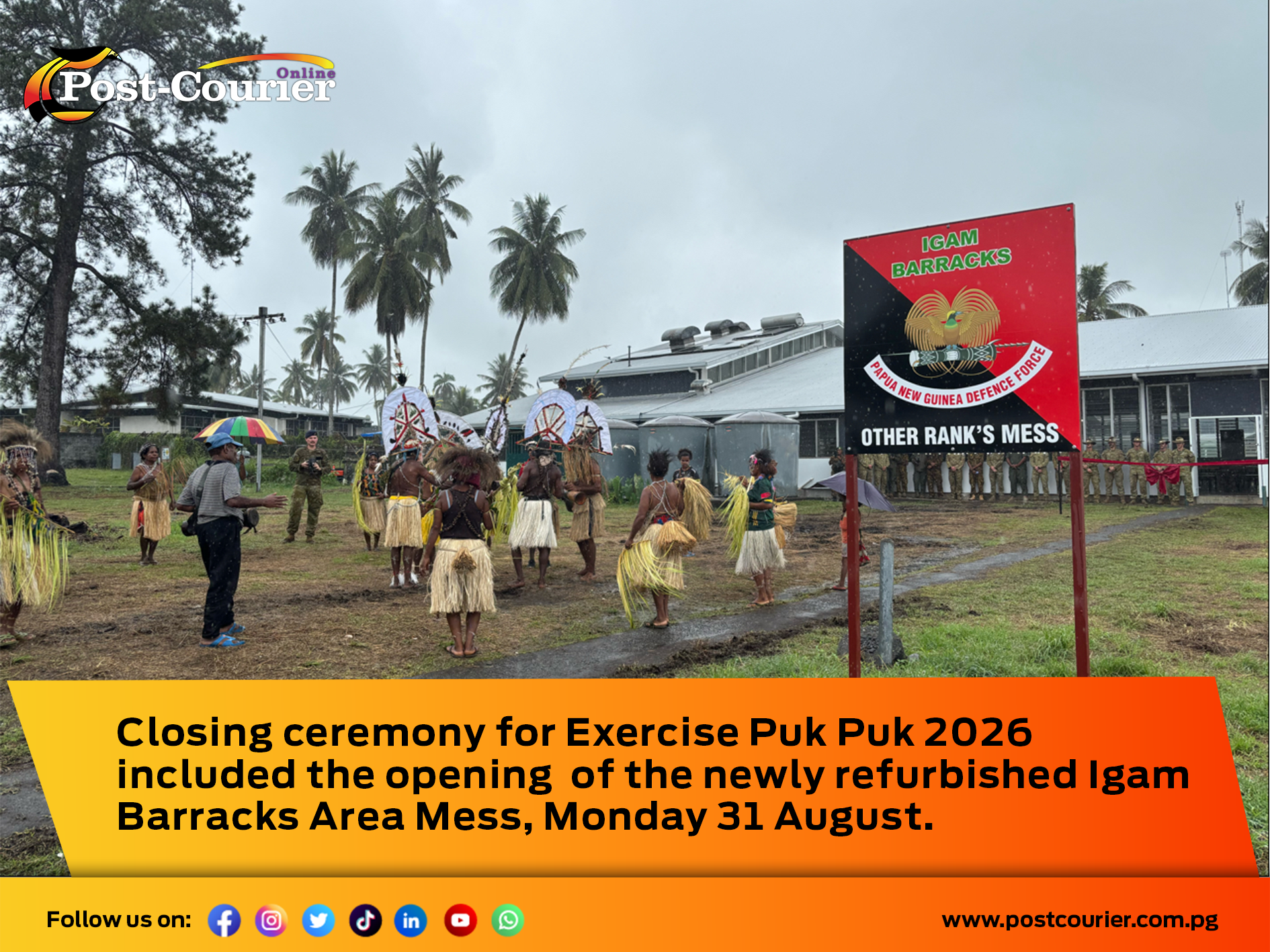 PNG-Australia alliance boosts defense capability as Exercise Puk Puk 2026 concludes