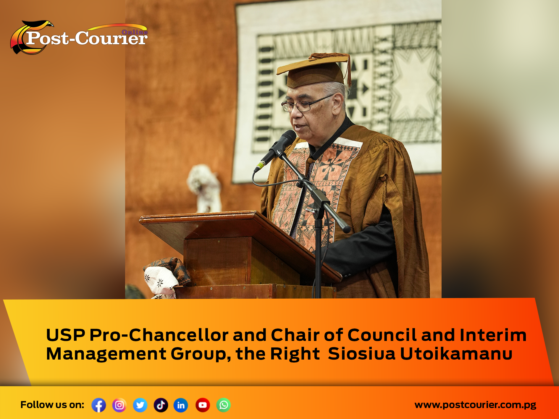 Pacific graduates urged to guard cultural knowledge and serve the region