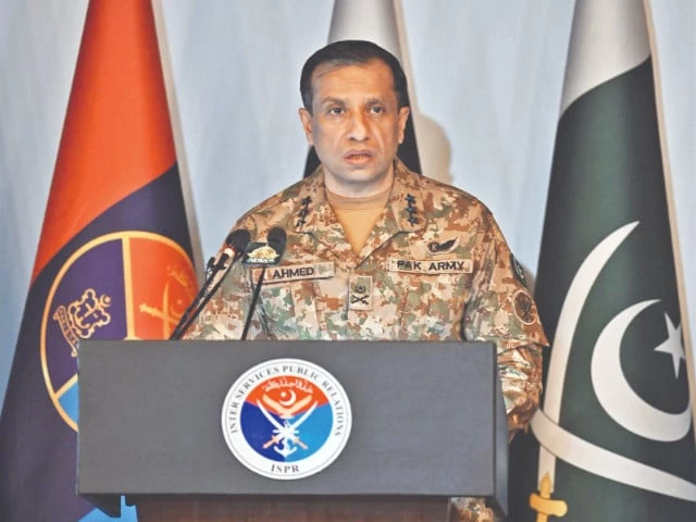 director general inter services public relations lt gen ahmed sharif chaudhry photo file