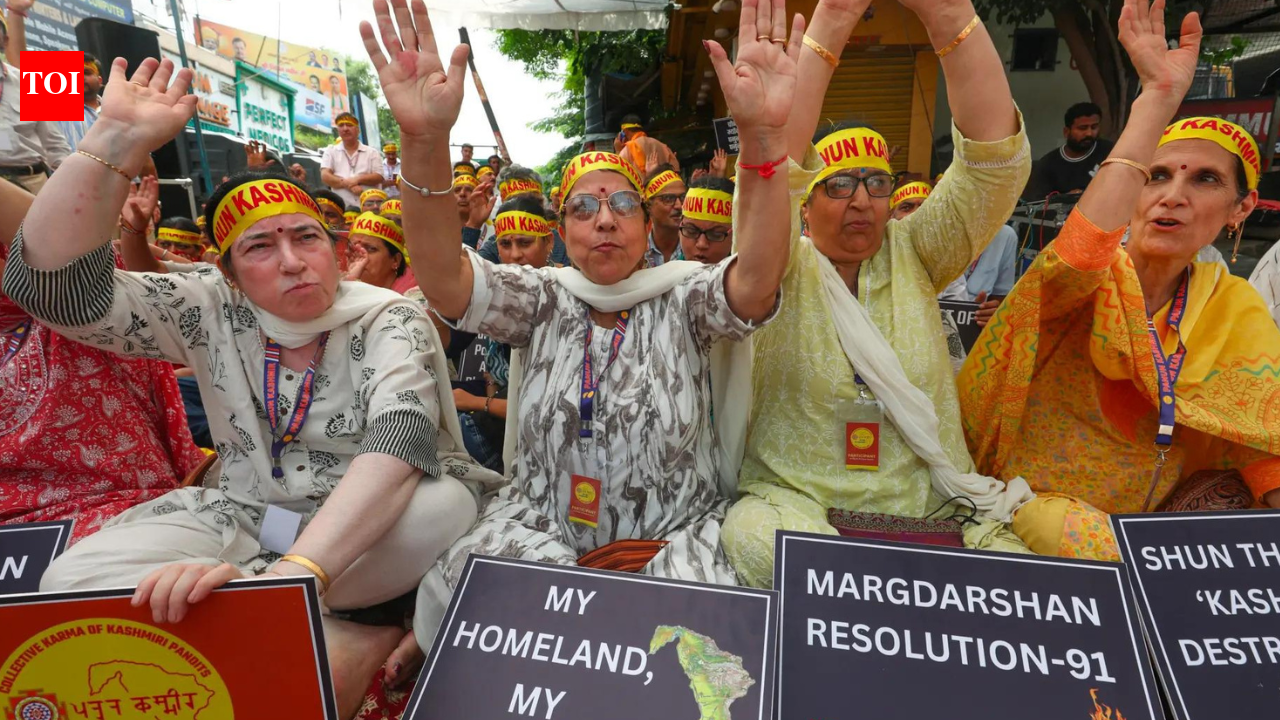 Panun Kashmir stages hunger strike, demands genocide law | India News