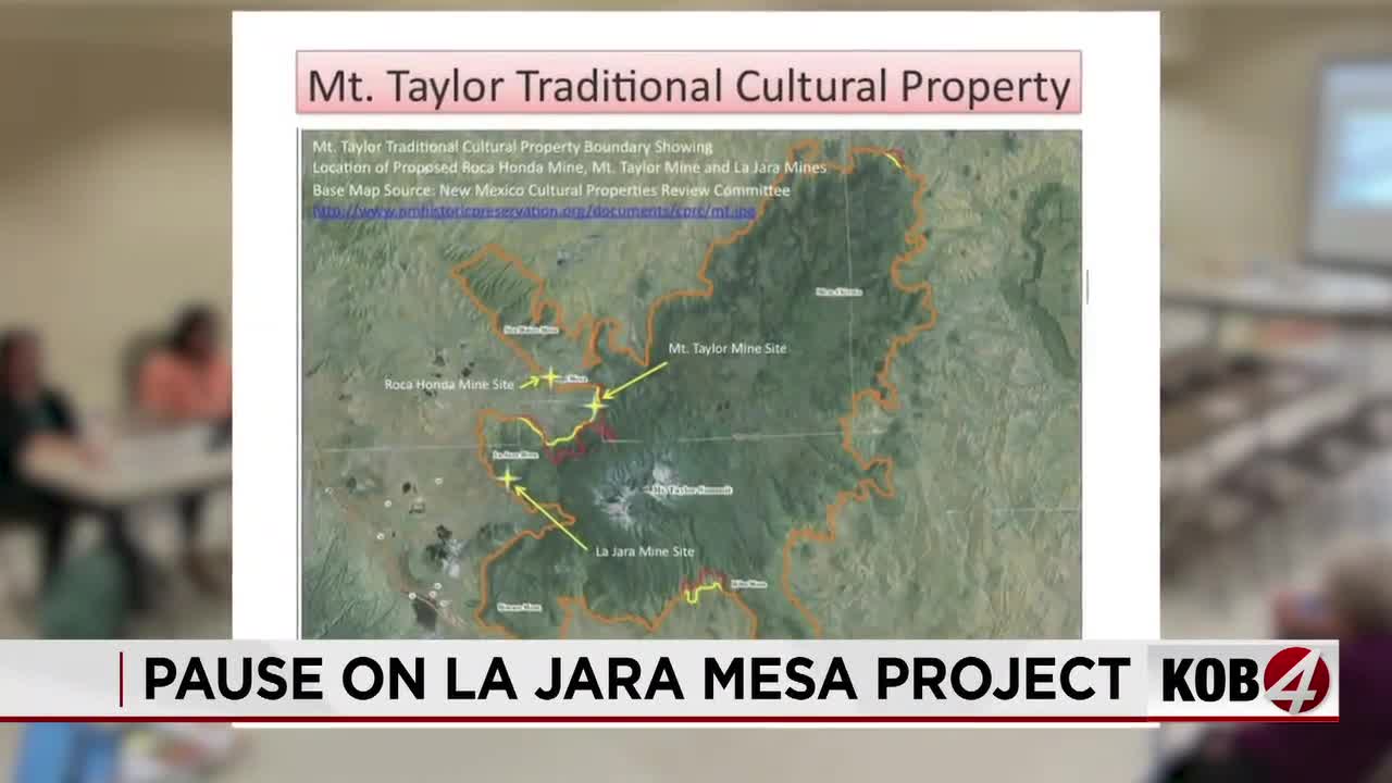 Planned uranium project now on hold in Cibola County