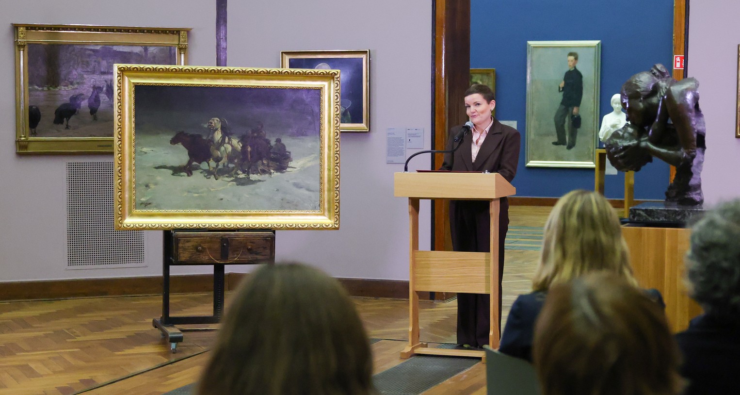 Poland recovers looted painting that once hung in SS officers’ club in occupied Warsaw
