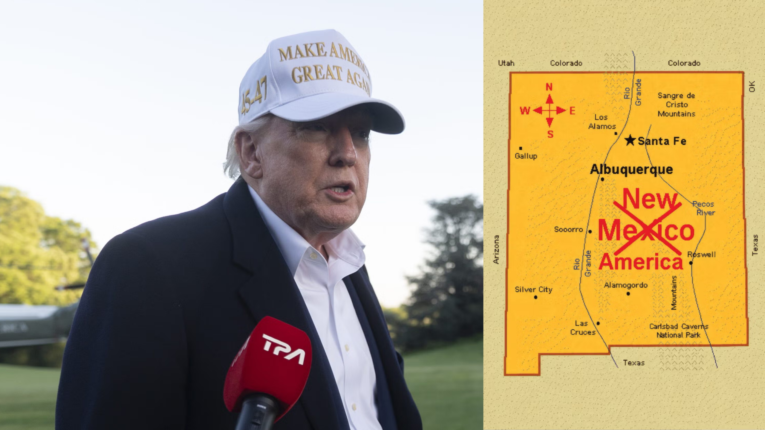 President proposes 'New America' name for New Mexico