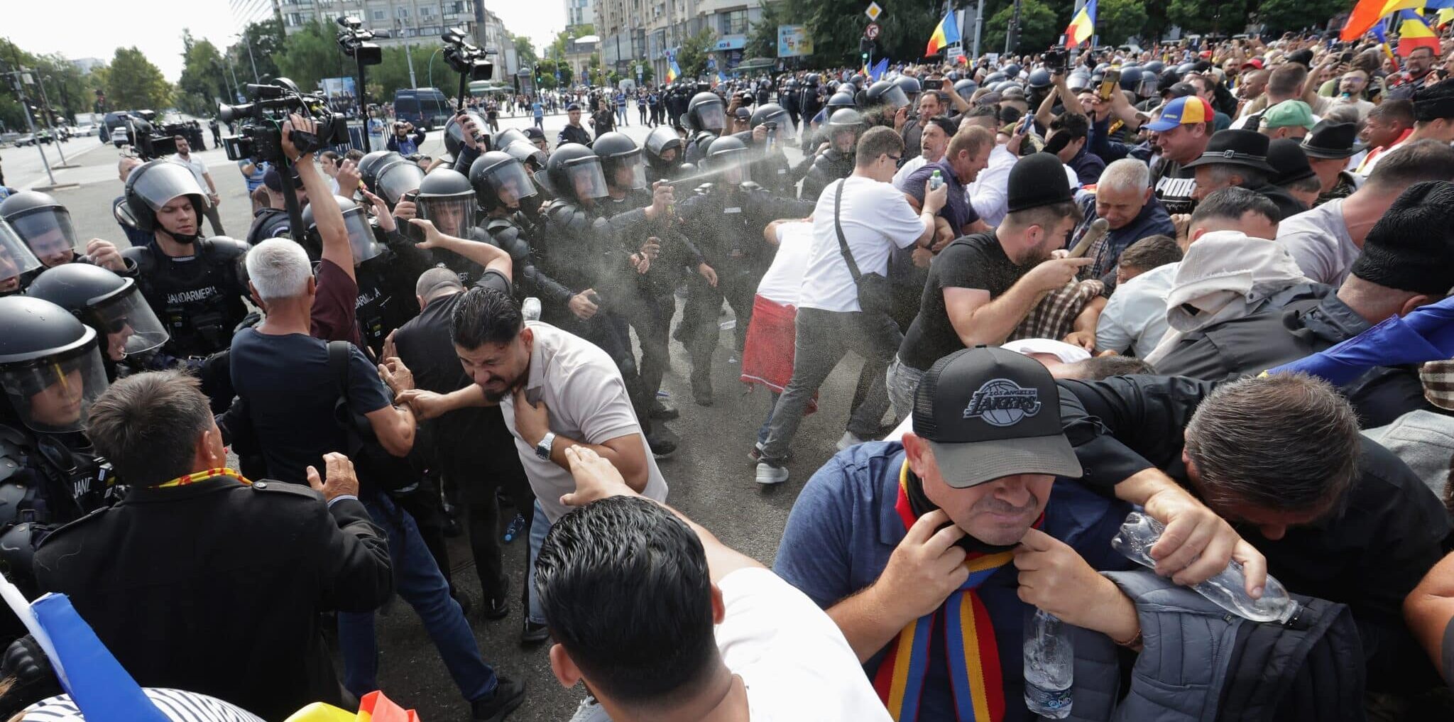 Romanian Sheep Farmers’ Protest Turns Violent in Bucharest