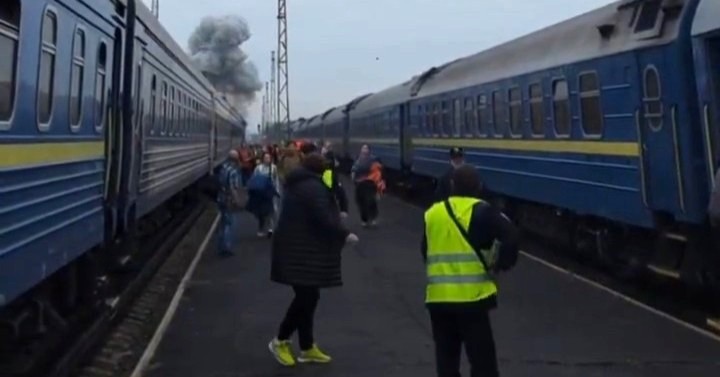 Russian drone hits Kyiv-Warsaw train close to Polish border