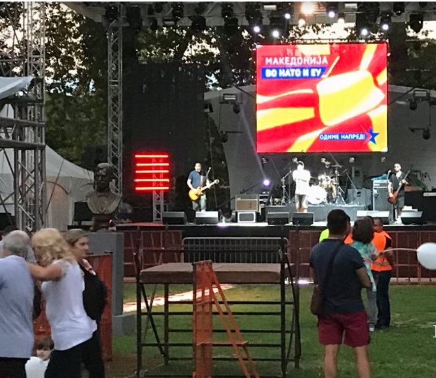 SDSM organized its "NATO festival" in 2018 in just four days