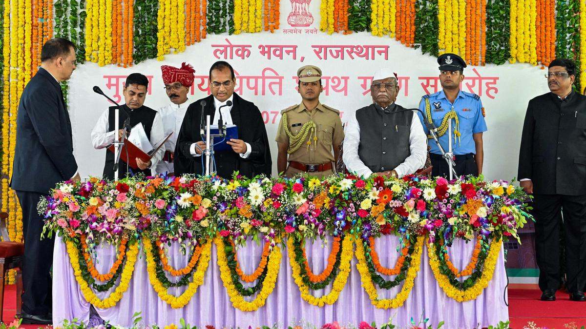 Sanjay Kumar Agrawal sworn in as Rajasthan HC Chief Justice