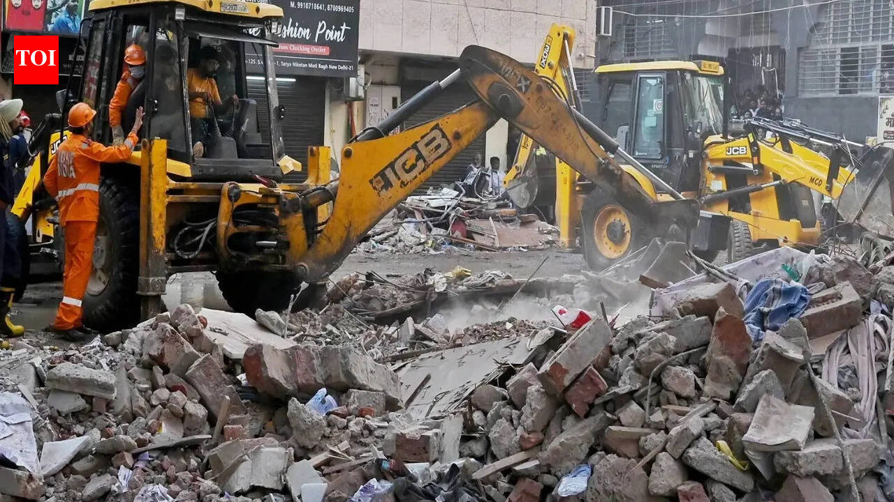 Satya Niketan building collapse: MCD crackdown begins across Delhi; 24 properties demolished, 7 sealed | India News