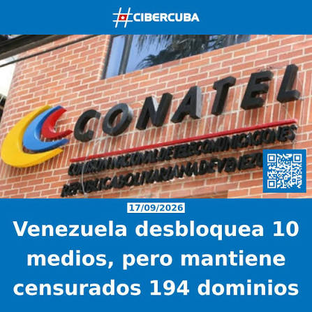 Selective unblocking of media in Venezuela
