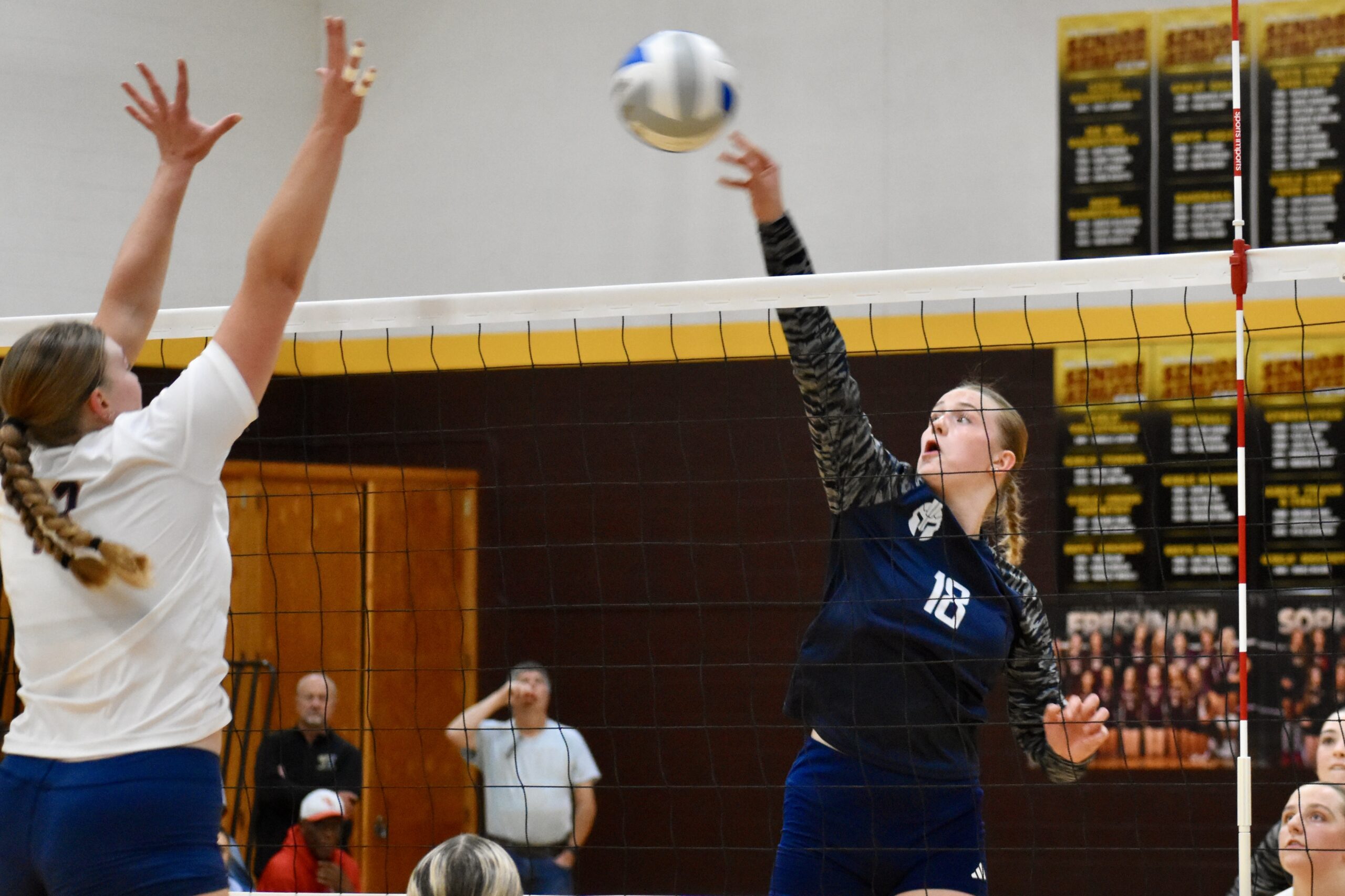 Sentinels volleyball defeats Majettes in four sets -