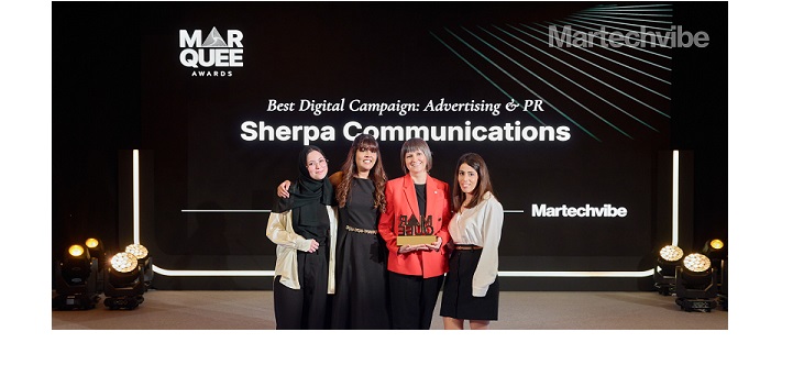 Sherpa Communications Wins Best Digital Campaign Award in Advertising & PR at Marquee Awards 2026