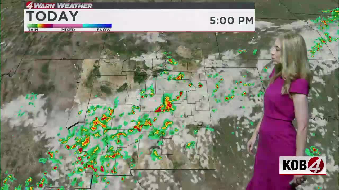 Showers and storms set to fire off Wednesday in New Mexico