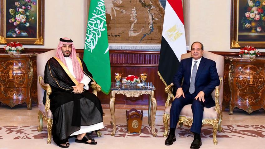 Sisi and Bin Salman - Our understanding is absolute, and our goals are the same