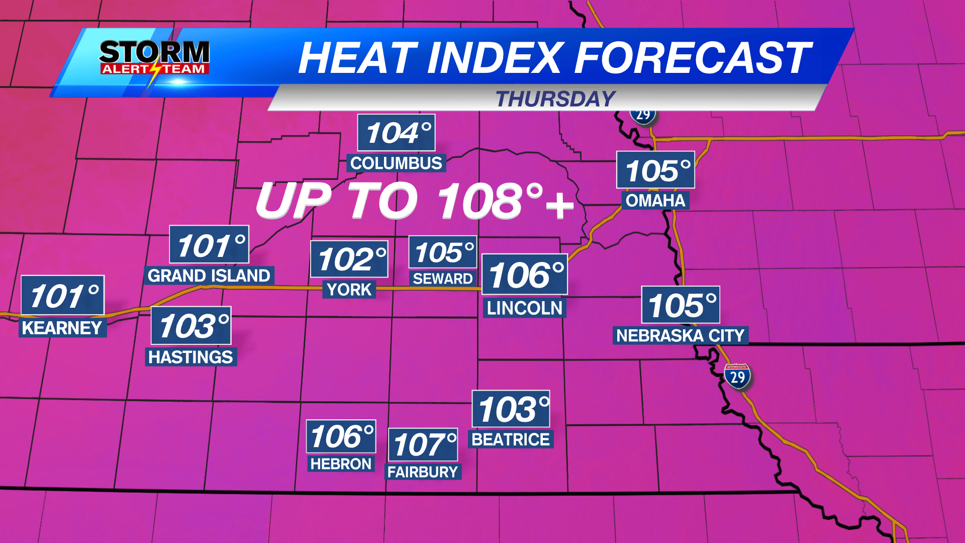 Summer Heat Through The Weekend